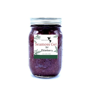 Elderberry Seamoss Gel -16 o.z. - U.S. Shipping